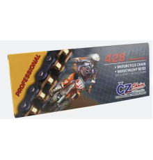 Ланцюг приводу cz 428 або (138 ланк) уплотнювальне кільце (street max 250 ccm) (23,4 kn) + зажим
