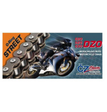 Ланцюг приводу cz 520 dzo (120 лань) бронзове уплотнювальне кільце до 750 ccm (вулиця) (35,6 kn) + потужні гайки