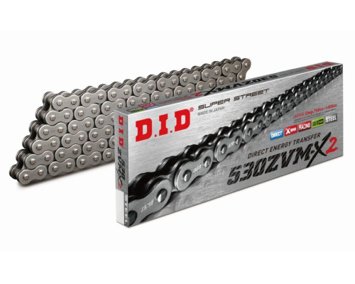 Did 50(530)zvmx2-122 приводний ланцюг (122 лани) х-кільце (відкрито + колесо) (50zvmx2-122)