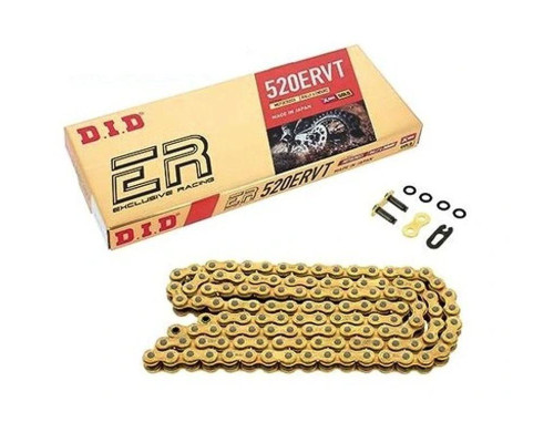 Did 520ervt-104 приводний ланцюг (104 лани) x-ring (золото) (відкрито + зажим)