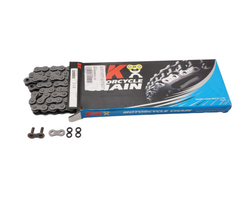 Ланцюг приводу ek ek520dex 112 link qx-ring enduro ультралітлий колір натуральний (до 500 ccm) (37,8 kn) (вироблено в японії)