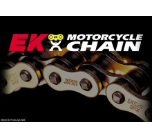 Ek приводний ланцюг ek520dex 114 link qx-ring enduro ультрасвітлий натуральний колір (до 500 ccm) (37,8 kn) (вироблено в японії)