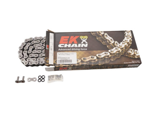 Ланцюг приводу ek ek520srx2 120 qx-ring (до 750cc/90hp) (120-link) (37.8kn) (вироблено в японії) (кабель)