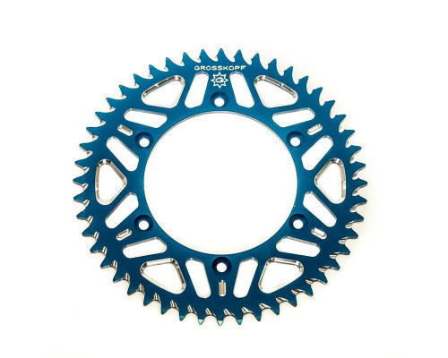 Grosskopf продаж алюмінієва задня зірочка t7075 (ergal) blue 270 48 (27048) yamaha yz/yzf '99-'25 wrf '01-'25 (jtr251.48) (ланцюг 520)