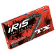 Ланцюг приводний iris 420 tx-120 (120-ланців) без уплотнювальних кільць (відкрито + зажим) чорний (17.0kn)