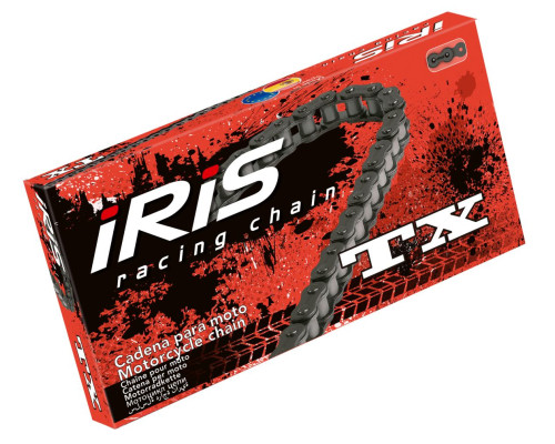 Iris 428 tx-140 приводний ланцюг (140-ланця) без уплотнювальних кільць (відкрито + зажим) чорний (до 85ccm) (18.5kn)
