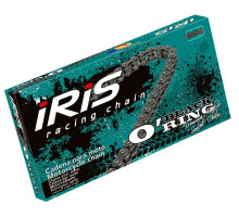 Iris 520 or-108 приводний ланцюг (108-ланця) уплотнювальне кільце (відкрито + зажим) чорний (до 600ccm) (34.0kn)