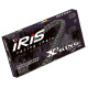 Ланцюг приводу iris 520 xr-112 (112-link) x-ring (відкрито + зажим) чорний (до 600ccm) (35.0kn)