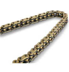 Ланцюг приводу iris 530 fb-108 (108-link) fb-ring (open+cable) золотий колір (до 1400ccm) (43.0kn)