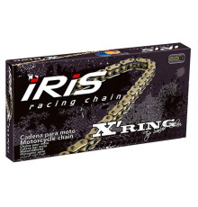Iris 530 xr-116 приводний ланцюг (116-ланця) х-кільце (відкрито + вушка) золотий колір (до 1000ccm) (41.0kn)