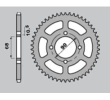 Jr продаж задня зірочка 243 45 honda mtx 80r2 '87-'92 (jtr241.45)