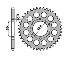 Jr продаж зарідня зірочка 501 33 kawasaki z 750 c 80-87, гпз 1100 81-85 (ланцюг 630)