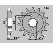 Jr передня зірочка 346 16 honda vt 600 c '90-'04 (jtf296.16)