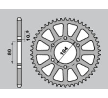 Jr задня зірочка 478 40 kawasaki zx6r (05-13), z750 (jtr478.40) (ланцюг 520)