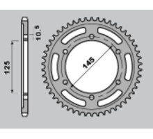 Jr задня зірочка 865 43 yamaha fz 750 '87-'91 (jtr865.43) (ланцюг 530)