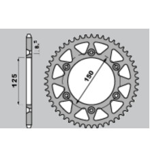 Jr задня зірочка 899 38 ktm sx/sxf/sx-f/excf/exc-f/exc/lc4/sc/mxc/ '91-'22, husqvarna tc/te/fc/tc/tx/fc/fe '14-'22, gas gas ec 300 '20-'21, husaberg te/fe '11-'14 (jtr89 7.38)