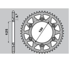 Jr задня зірочка 899 38 ktm sx/sxf/sx-f/excf/exc-f/exc/lc4/sc/mxc/ '91-'22, husqvarna tc/te/fc/tc/tx/fc/fe '14-'22, gas gas ec 300 '20-'21, husaberg te/fe '11-'14 (jtr89 7.38)