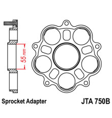 Jt адаптер задньої зірочки ducati 748/796/800/848/916/1000/1100