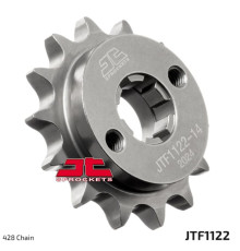 Jt передня зірочка 1122 14 betamotor rr 125 lc '21-'23, fantic xef / xmf 125 '21-, (112214jt) (ланцюг 428) (oem: 051.04.000.00.00)