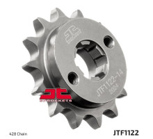 Jt передня зірочка 1122 14 betamotor rr 125 lc '21-'23, fantic xef / xmf 125 '21-, (112214jt) (ланцюг 428) (oem: 051.04.000.00.00)