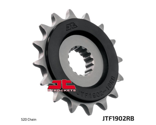 Зірочка передня jt 1252 16 з гумою ktm lc4 400/600/620/640/690 (125216jtrb) (ланцюг 520)