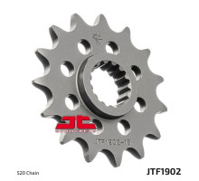 Зірочка передня jt 1252 17 з гумою ktm lc4 400/600/620/640/690 (125217jtrb) (ланцюг 520)