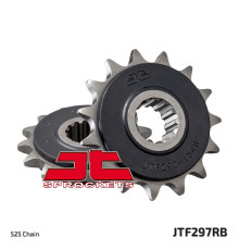 Jt передня зірочка 2041 15 з гумою honda cb 500 '94-'03, cbf 500 '04-'08 (204115jtrb) (ланцюг 525)