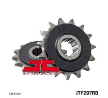 Jt передня зірочка 2041 15 з гумою honda cb 500 '94-'03, cbf 500 '04-'08 (204115jtrb) (ланцюг 525)
