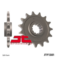 Jt передня зірочка 2042 15 honda cb 500f/x '13-'15, cbr 500r '13-'16, nc 700 '12-'14, ct/ctx 700 14 (204215jt) (jtf1373.15) (ланцюг 520)
