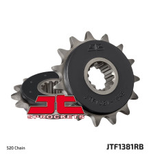 Jt передня зірочка 2042 15 з гумою honda cb 500f/x '13-'15, cbr 500r '13-'16 (204215jtrb) (jtf1373.15rb) (ланцюг 520)