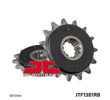 Jt передня зірочка 2042 15 з гумою honda cb 500f/x '13-'15, cbr 500r '13-'16 (204215jtrb) (jtf1373.15rb) (ланцюг 520)