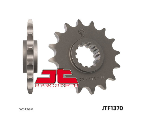 Jt передня зірочка 2068 15 honda cbr 600f '99-'12, cbr 650f '14-'18 (206815jt) (ланцюг 525)