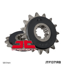 Jt передня зірочка 2073 15 з гумою honda cb 600 hornet '97-'06, cbr 600f '97-'98, cbf 600 '04-'07 (207315jtrb) (ланцюг 525)