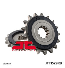 Зірочка jt передня 2077 17 з гумою kawasaki zrx 1100/1200 '97-06 (207717jtrb) (ланцюг 530)