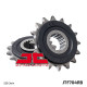 Зірочка передня jt 2078 16 з гумою aprilia 1000, bmw f 800 (207816jtrb) (ланцюг 525)