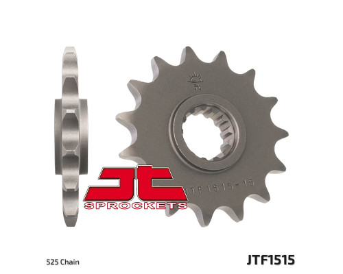 Jt передня зірочка 2082 15 kawasaki zx-6r (zx6r) / zx 600 ninja '95-'97, zrx 400 '94-'97 (208215jt) (ланцюг 525)