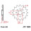 Зірочка передня jt 2084 13 ktm sx 85 18-24, husqvarna tc 85 18-24 (jtf1905.13)* (ланцюг 428)