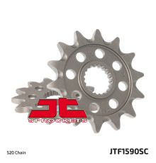 Jt передня зірочка 2103 14 yamaha yzf 250 '01-'25, wr 250f '01-'25 (+1) самоочищення (210314jt) (ланцюг 520)