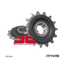 Jt передня зірочка 2114 15 з гумою ducati 749 '03-'06 (211415jtrb) (ланцюг 525)