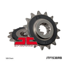Jt передня зірочка 2119 15 з гумою kawasaki z 750 '04-'12 , z 800 '13-'16 (211915jtrb) (ланцюг 520)