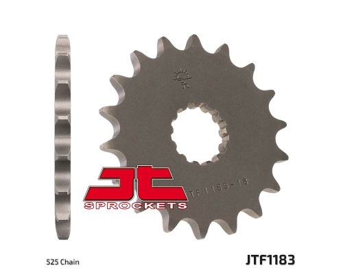 Jt передня зірочка 2130 17 triumph 800/865 boneville '03-'12 (213017jt) (ланцюг 525)
