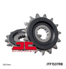 Зірочка передня jt 2137 16 з гумою kawasaki zx10r '04-'16 (213716jtrb) (ланцюг 525)