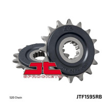 Jt передня зірочка 2172 16 з гумою yamaha fz6 '09-'17, xj6 '09-'15 (217216jtrb) (ланцюг 520)
