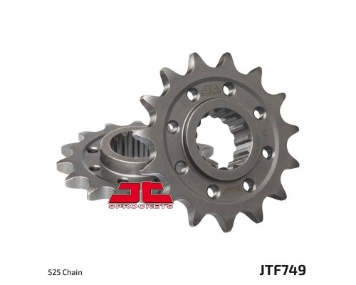 Jt передня зірочка 2249 14 ducati panigale 1199/1299 '12-'19 (224914jt) (ланцюг.525)
