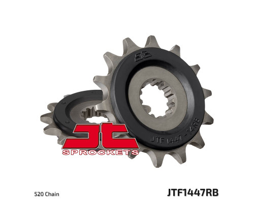 Jt передня зірочка 2299 14 з гумою suzuki gsr 250 12-17, gsx 250r 17-18, dl 250 v-strom 17-18, inazuma 250 12-17 (229914jtrb) (cha?c.520)
