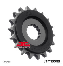 Зірочка передня jt 2332 17 з гумою triumph 1200 thruxton 16-18, boneville 16-18 (233217jtrb) (ланцюг 525)