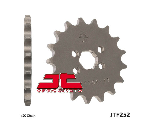 Jt передня зірочка 261 13 honda mbx/mtx 50 (26113jt) (ланцюг 420)