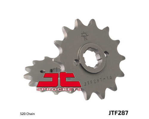 Jt передня зірочка 267 13 honda crf 230l '08-'10, xl 250r '84-'97 (26713jt) (ланцюг 520)