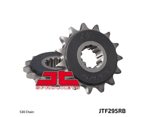 Jt передня зірочка 295 15 з гумою honda cbr 600f '87-'98 (29515jtrb) (ланцюг 530)