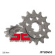 Jt передня зірочка 342 13 honda cr 250 '88-'07, crf 450 '02-'25, crf 250r '22-'25, trx 450/700 самоочищення (34213jt) (ланцюг 520)